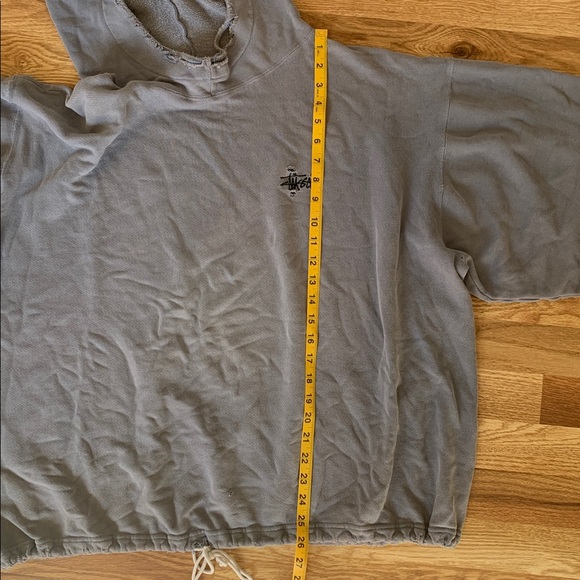 STUSSY VINTAGE 1980’s HOODIE “HEYNECKER” WITH WAIST DRAWSTRING - MENS SIZE XL - Picture 15 of 16